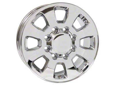 OE Style Chrome 8-Lug Wheel; 18x8; 44mm Offset (11-14 Sierra 3500 HD SRW)