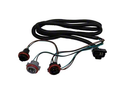 Tail Light Wiring Harness; 2-Pieces (07-09 Sierra 3500 HD)