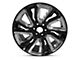 12-Spiral Spoke Replica Aluminum Black 6-Lug Wheel; 22x9; 28mm Offset (07-13 Silverado 1500)