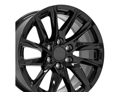 CA90 Black 6-Lug Wheel; 20x9; 28mm Offset (07-13 Silverado 1500)