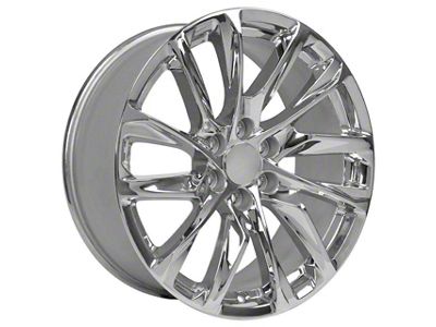 CA90 Gloss Black 6-Lug Wheel; 24x10; 28mm Offset (07-13 Silverado 1500)