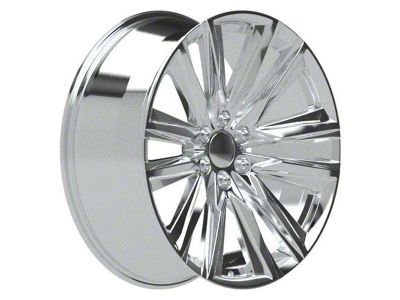 CA91 Chrome 6-Lug Wheel; 24x10; 28mm Offset (07-13 Silverado 1500)