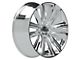 CA91 Chrome 6-Lug Wheel; 24x10; 28mm Offset (07-13 Silverado 1500)