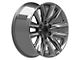 CA91 Gunmetal with Polished Face 6-Lug Wheel; 20x9; 28mm Offset (07-13 Silverado 1500)