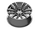 CA91 Gunmetal with Polished Face 6-Lug Wheel; 20x9; 28mm Offset (07-13 Silverado 1500)