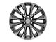 CV30 Gunmetal Machined 6-Lug Wheel; 22x9; 28mm Offset (07-13 Silverado 1500)