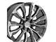 CV30 Gunmetal Machined 6-Lug Wheel; 22x9; 28mm Offset (07-13 Silverado 1500)