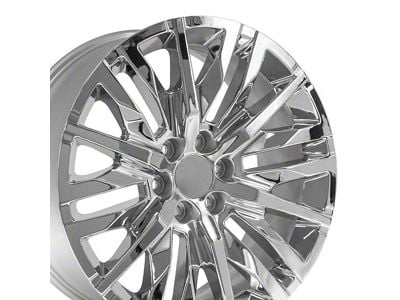 CV33 Chrome 6-Lug Wheel; 22x9; 28mm Offset (07-13 Silverado 1500)