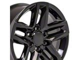 CV34B Black 6-Lug Wheel; 18x8.5; 26mm Offset (07-13 Silverado 1500)