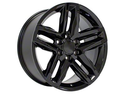 CV34B Black 6-Lug Wheel; 20x9; 26mm Offset (07-13 Silverado 1500)