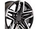 CV34B Machined 6-Lug Wheel; 18x8.5; 26mm Offset (07-13 Silverado 1500)