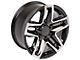 CV34B Machined 6-Lug Wheel; 18x8.5; 26mm Offset (07-13 Silverado 1500)