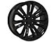 CV43 Black 6-Lug Wheel; 22x9; 24mm Offset (07-13 Silverado 1500)