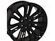 CV43 Black 6-Lug Wheel; 22x9; 24mm Offset (07-13 Silverado 1500)