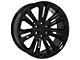 CV43 Gloss Black 6-Lug Wheel; 22x9; 24mm Offset (07-13 Silverado 1500)