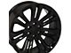 CV43 Gloss Black 6-Lug Wheel; 22x9; 24mm Offset (07-13 Silverado 1500)