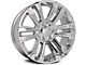 CV44 Chrome 6-Lug Wheel; 22x9; 24mm Offset (07-13 Silverado 1500)