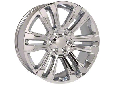 CV44 Chrome 6-Lug Wheel; 24x10; 24mm Offset (07-13 Silverado 1500)