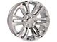 CV44 Chrome 6-Lug Wheel; 24x10; 24mm Offset (07-13 Silverado 1500)