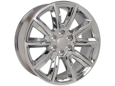 CV73 Chrome 6-Lug Wheel; 20x8.5; 24mm Offset (07-13 Silverado 1500)