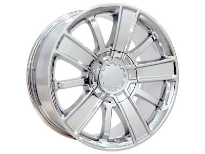 CV77 Chrome 6-Lug Wheel; 20x9; 27mm Offset (07-13 Silverado 1500)