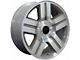 CV84 Silver 6-Lug Wheel; 20x8.5; 31mm Offset (07-13 Silverado 1500)