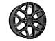 CV98B Black Milled 6-Lug Wheel; 24x10; 24mm Offset (07-13 Silverado 1500)