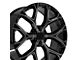 CV98B Black Milled 6-Lug Wheel; 26x10; 24mm Offset (07-13 Silverado 1500)