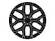 CV98B Black Milled 6-Lug Wheel; 26x10; 24mm Offset (07-13 Silverado 1500)