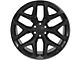 CV98B Satin Black 6-Lug Wheel; 24x10; 24mm Offset (07-13 Silverado 1500)