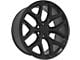 CV98B Satin Black 6-Lug Wheel; 24x10; 24mm Offset (07-13 Silverado 1500)