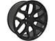 CV98B Satin Black 6-Lug Wheel; 24x10; 24mm Offset (07-13 Silverado 1500)