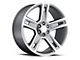 Silverado Replica Gray Machined 6-Lug Wheel; 22x9; 24mm Offset (07-13 Silverado 1500)