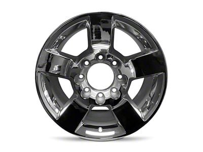 5-Spoke Replica Chrome 8-Lug Wheel; 20x8.5; 44mm Offset (11-14 Silverado 2500 HD)