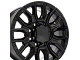 CV97B Black 8-Lug Wheel; 20x8.5; 47mm Offset (11-14 Silverado 2500 HD)