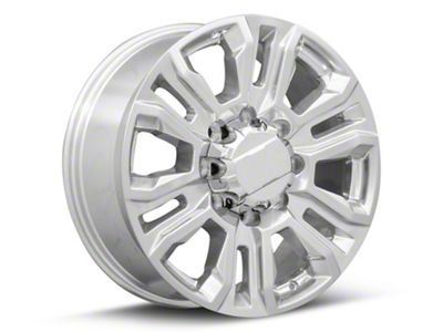 Denali Style Polished 8-Lug Wheel; 20x8.5; 47mm Offset (11-14 Silverado 2500 HD)