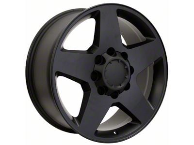 Silverado Style Matte Black 8-Lug Wheel; 20x8.5; 44mm Offset (11-14 Silverado 2500 HD)