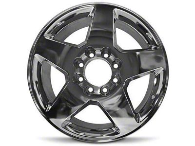 5-Spoke Replica Aluminum Polished 8-Lug Wheel; 20x8.5; 44mm Offset (11-14 Silverado 3500 HD SRW)