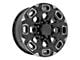 CV64B Black Machined 8-Lug Wheel; 20x8.5; 47mm Offset (11-14 Silverado 3500 HD SRW)