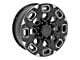 CV64B Black Machined 8-Lug Wheel; 20x8.5; 47mm Offset (11-14 Silverado 3500 HD SRW)