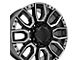 CV97B Black Milled 8-Lug Wheel; 20x8.5; 47mm Offset (11-14 Silverado 3500 HD SRW)