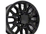 CV97B Black 8-Lug Wheel; 20x8.5; 47mm Offset (11-14 Silverado 3500 HD SRW)