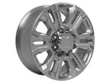 Denali Style Polished 8-Lug Wheel; 20x8.5; 47mm Offset (11-14 Silverado 3500 HD SRW)