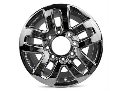 Double 5-Spoke Chrome 8-Lug Wheel; 18x8; 44mm Offset (11-14 Silverado 3500 HD SRW)