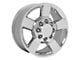 OE 5-Spoke Style Chrome 8-Lug Wheel; 20x8.5; 44mm Offset (11-14 Silverado 3500 HD SRW)