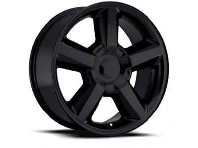 2007 Tahoe Replica Gloss Black 6-Lug Wheel; 20x8.5; 30mm Offset (07-14 Tahoe)