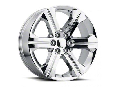 2018 Sierra Replica Chrome 6-Lug Wheel; 22x9; 24mm Offset (07-14 Tahoe)