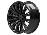 CA93 Gloss Black 6-Lug Wheel; 22x9; 28mm Offset (07-14 Tahoe)