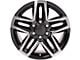 CV34 Gloss Black Machined 6-Lug Wheel; 18x8.5; 26mm Offset (07-14 Tahoe)