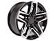 CV34B Machined 6-Lug Wheel; 18x8.5; 26mm Offset (07-14 Tahoe)